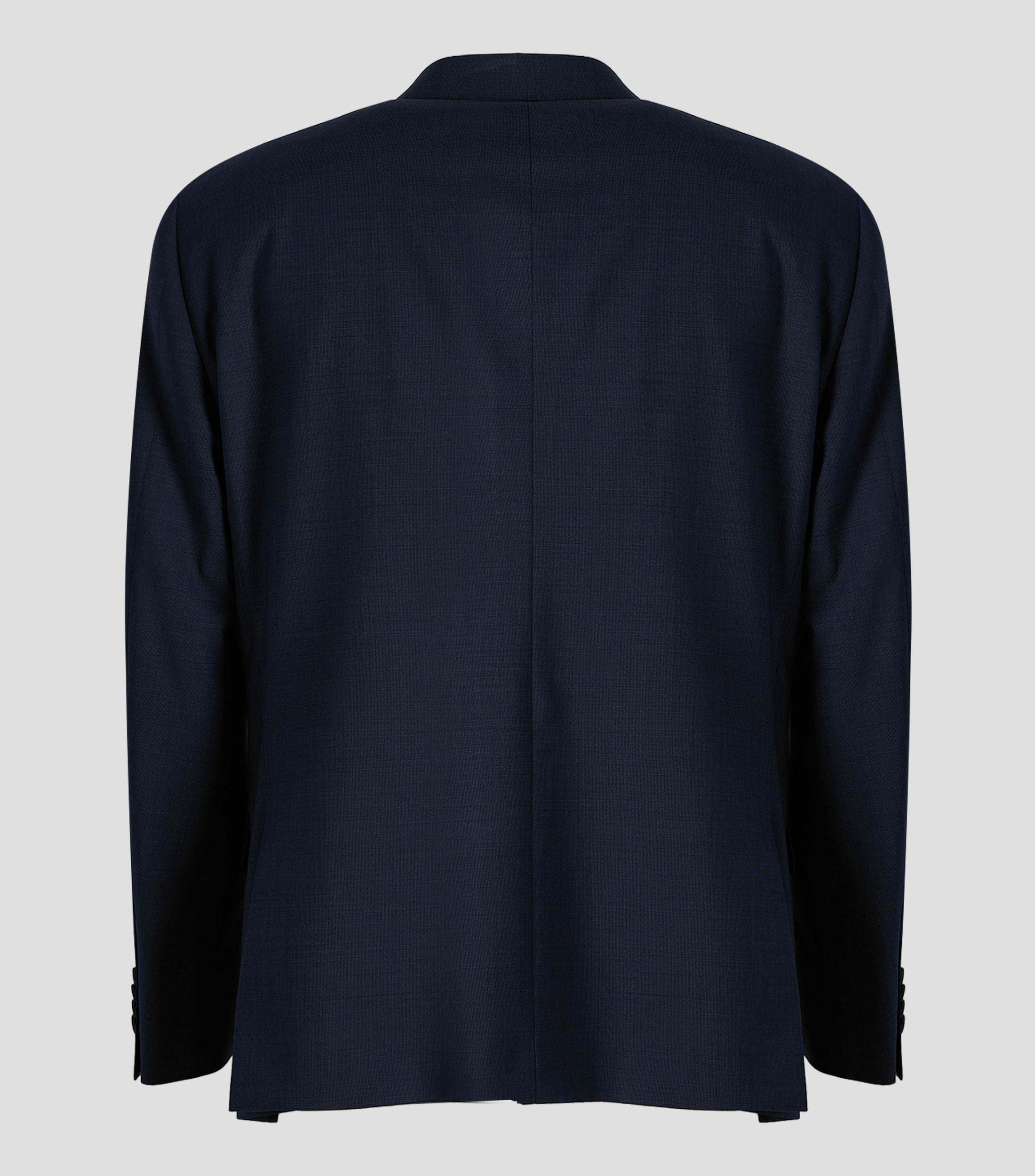 Traje de lana corte regular liso Hombre